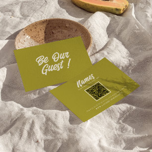 Farbenfrohe Retro Bright QR Code Moderne Hochzeit RSVP Karte