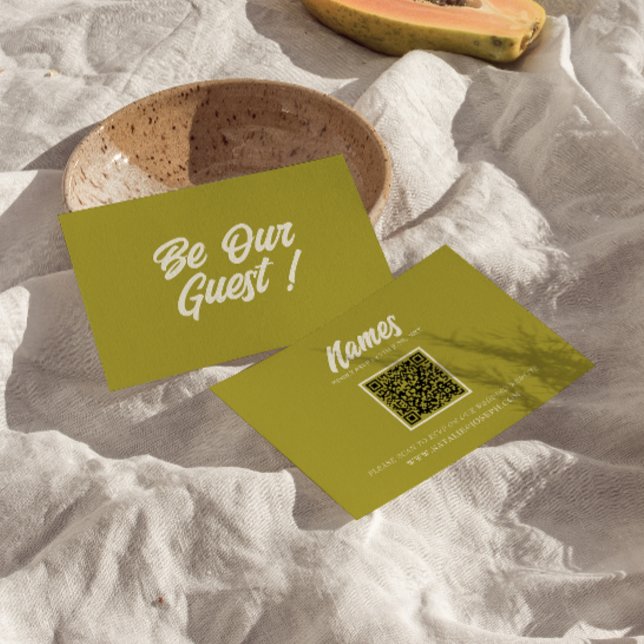 Farbenfrohe Retro Bright QR Code Moderne Hochzeit RSVP Karte (Von Creator hochgeladen)