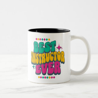Farbenfrohe Retro Groovy Aufwertung Tasse