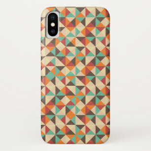 Farbenfrohe Retro Grunge Squares Muster Case-Mate iPhone Hülle