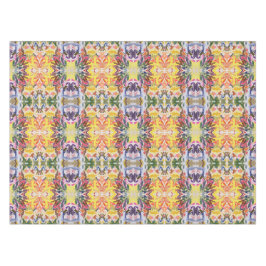 Farbenfrohe Retro Psychedelic Kaleidoskop Abstrakt Tischdecke