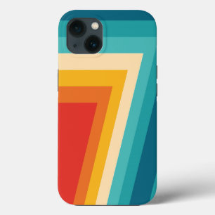 Farbenfrohe Retro-Streifen - 70er 80er Design Case-Mate iPhone Hülle