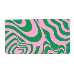 Farbenfrohe Retro Swirl Groovy Y2K Muster