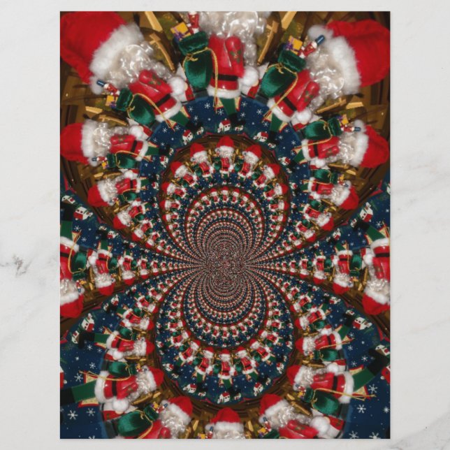 Farbenfrohe Retro Vintage Weihnachtsgeschenke Weih (Vorderseite)