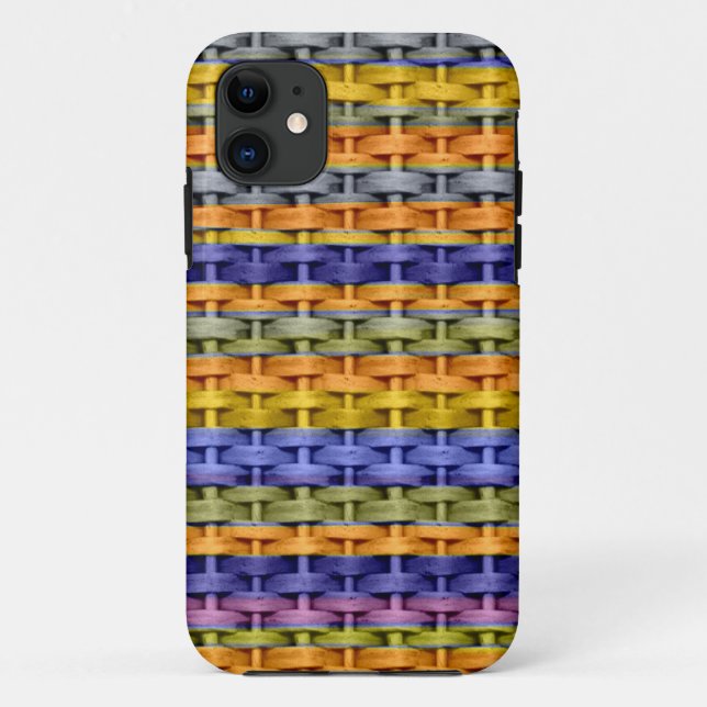 Farbenfrohe Retrografiebilder Case-Mate iPhone Hülle (Rückseite)