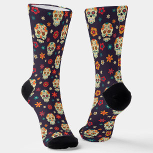 Farbenfrohe Retroskulptur Socken