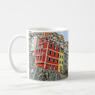 Farbenfrohe Riomaggiore, Italien - Tasse Kaffee/Te