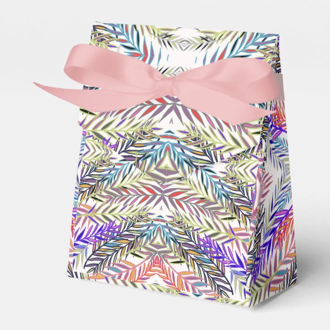 Farbenfrohe Risiken Geschenkschachtel (Vorderseite)