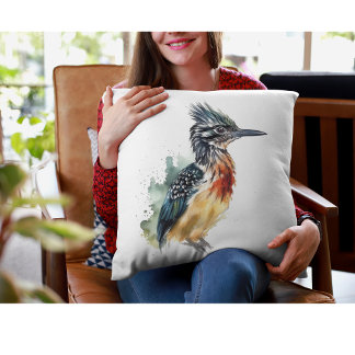 Farbenfrohe Roadrunner im Wasser Kissen
