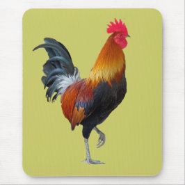 Farbenfrohe Rooster-Mousepad Mousepad
