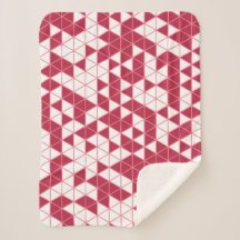 Farbenfrohe rosa Magenta Geometrische Dreiecke