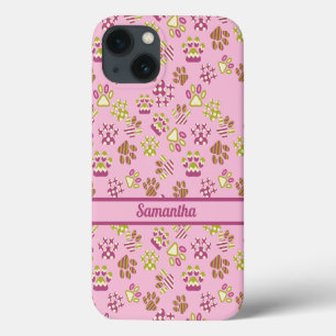 Farbenfrohe rosa Paare Personalisiert Case-Mate iPhone Hülle