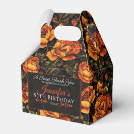 Farbenfrohe Rose Geburtstag Gefälligkeitsbox Danke Geschenkschachtel