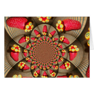 Farbenfrohe Rote Freude: Strawberry Kaleidoskop Ku