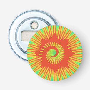 Farbenfrohe Rote Spirale Magnet Flaschenöffner