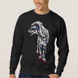 Farbenfrohe Rottweiler 26 Sweatshirt