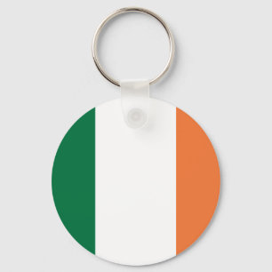 Farbenfrohe Rundflagge in Irland Schlüsselanhänger