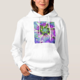 Farbenfrohe Rundformen Abstraktes Fraktal Kunst, D Hoodie