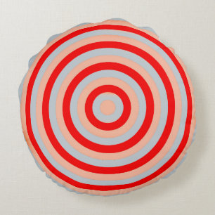 Farbenfrohe Rundkissen mit Circle Design Rundes Kissen