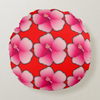Farbenfrohe Rundwurfkissen 3D Digital Design Pil Rundes Kissen