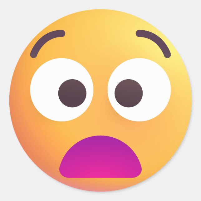 Farbenfrohe schattige, betrügerische Aussichten tr Runder Aufkleber (Vorderseite)