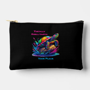 Farbenfrohe Schildkrötenpüree Zubehörtasche
