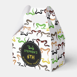 Farbenfrohe Schlangen Python Reptile Geburtstagspa Geschenkschachtel