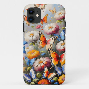 Farbenfrohe Schmetterlinge im Garten Case-Mate iPhone Hülle