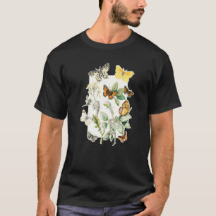 Farbenfrohe Schmetterlinge in meinem bunten ländli T-Shirt
