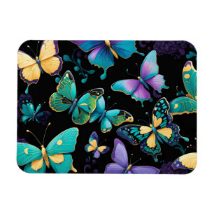 Farbenfrohe Schmetterlinge Magnet