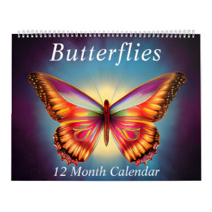 Farbenfrohe Schmetterlinge   Radiant Butterfly Mag Kalender