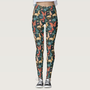 Farbenfrohe Schmetterlings-Leggings Leggings