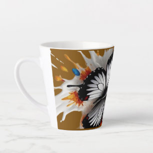Farbenfrohe Schmetterlingsblase: Ein Flug der Kuns Milchtasse