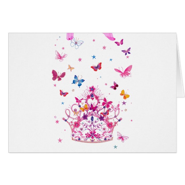 Farbenfrohe Schmetterlingsdrucke: Ein Kronenmeiste (Vorderseite (Horizontal))