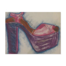 Farbenfrohe Schuhputze