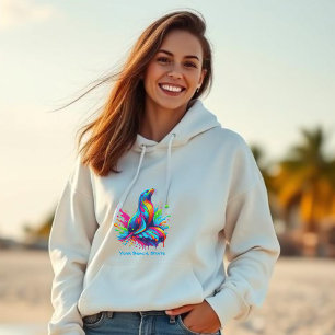 Farbenfrohe Seelöwe Hoodie