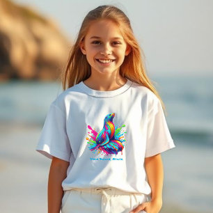 Farbenfrohe Seelöwe T-Shirt