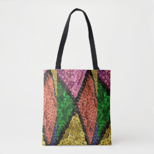 Farbenfrohe Sequins Blindmuster