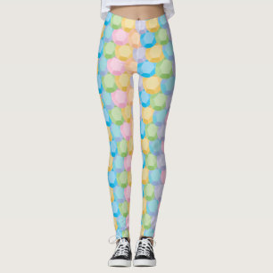 Farbenfrohe Sequins Leggings