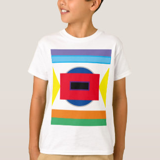 Farbenfrohe SHAPES T - Shirt für Jungen