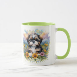Farbenfrohe Shih Tzu Welppy-Tasse für Hundefreunde Tasse