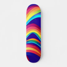Farbenfrohe Skateboard