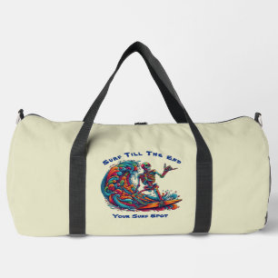 Farbenfrohe Skelettwanderung Duffle Bag