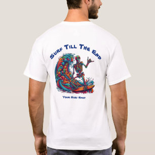 Farbenfrohe Skelettwanderung T-Shirt