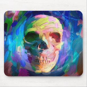 Farbenfrohe Skulptur Mousepad
