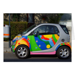 Farbenfrohe Smart Car