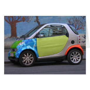 Farbenfrohe Smart Car