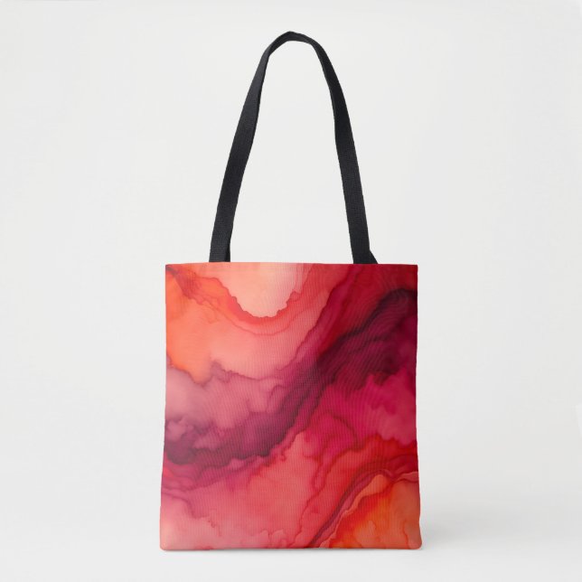 Farbenfrohe Smoke Art Traumtasche (Vorderseite)