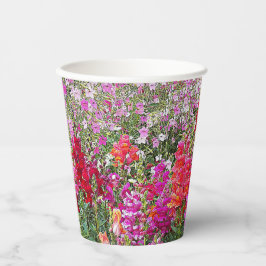 Farbenfrohe Snapdragon Garden Pappbecher