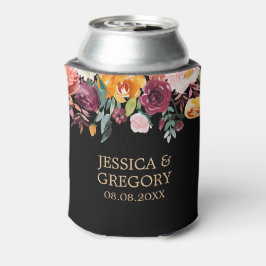 Farbenfrohe Sommer-Blume an der Grenze zum Hochzei Dosenkühler